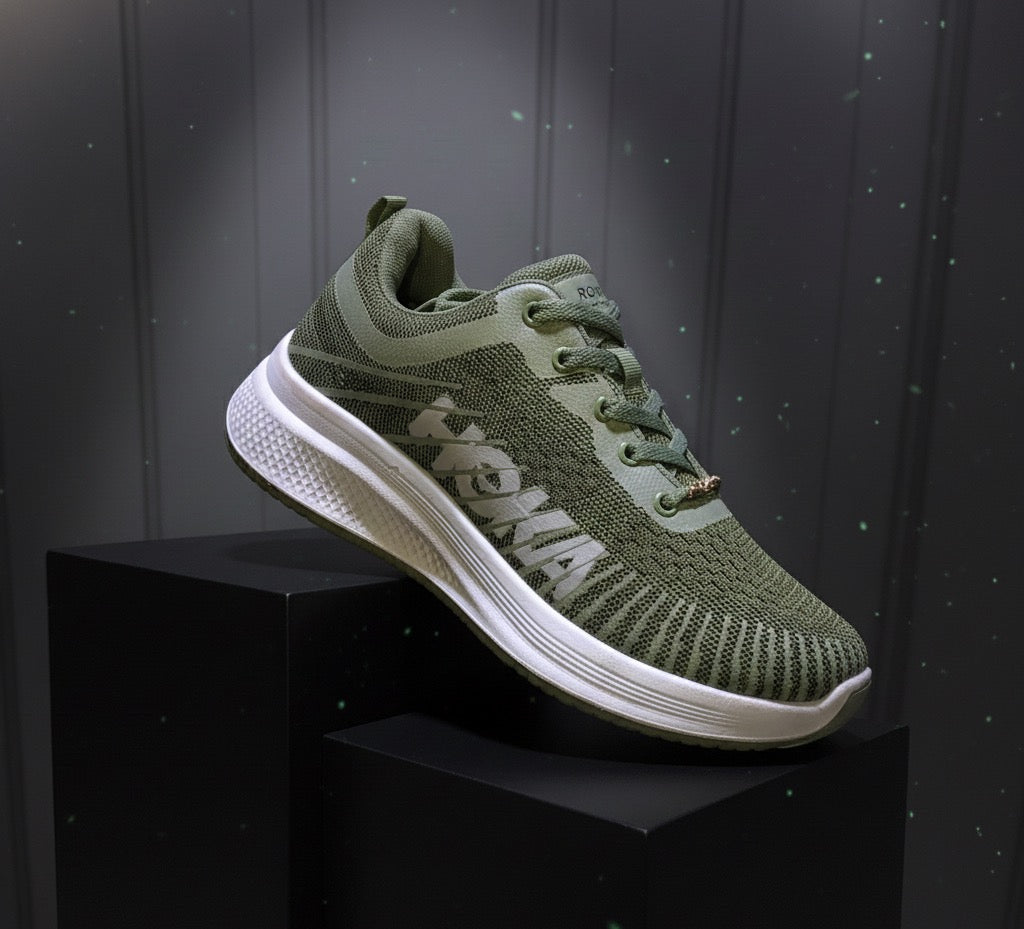 “LECWASS Green Lightweight Sports Sneakers for Men | Breathable Running Shoes”u